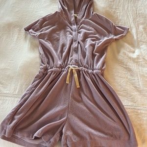 J Crew Crewcuts swimsuit coverup, purple size kids 14